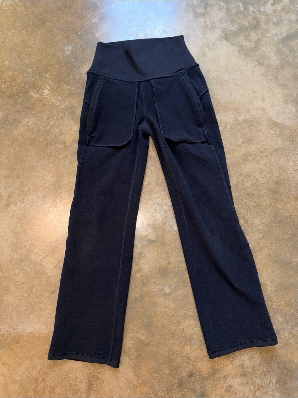 Spyder Women's Black Flare Active Leggings with Zipper Pockets Size S - Picture 11 of 12